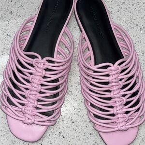 Rebecca Minkoff Light Pink Strappy Sandals